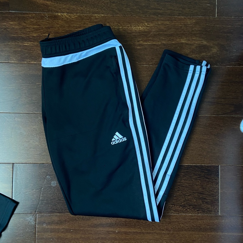 Adidas track pants black